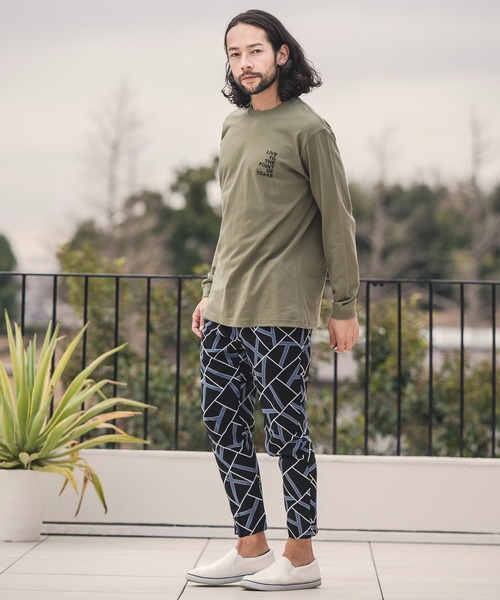 「CAMBIO」 イージーパンツ S ブラック メンズ_画像6