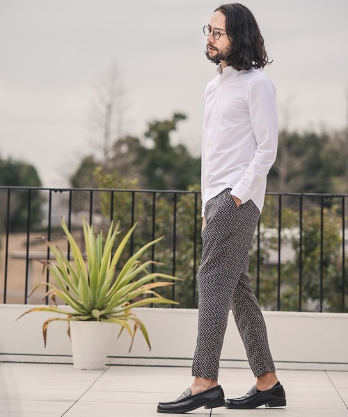 「CAMBIO」 イージーパンツ S ブラック メンズ_画像8