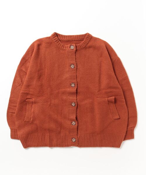 「atONE」 ニットカーディガン M～Ｌ ブラック レディース_画像9