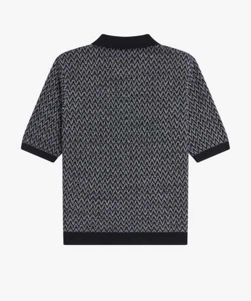 ポロシャツ ポロ Textured Knitted Shirt／テクスチャーニットポロシャツ レディースの画像