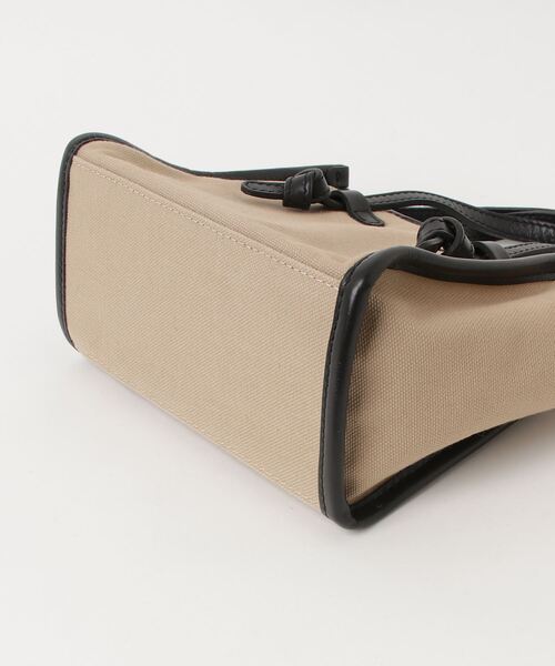 「Demi-Luxe BEAMS」 2WAYバッグ ONE SIZE ベージュ レディースの画像