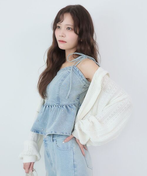 MAJESTIC LEGON（マジェスティックレゴン） キャミソール ペプラム