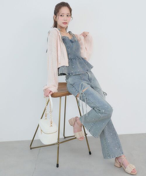 MAJESTIC LEGON（マジェスティックレゴン） キャミソール ペプラム