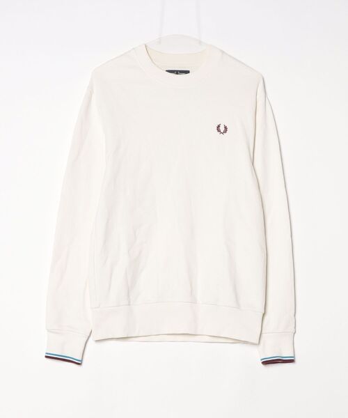 FRED PERRY（フレッドペリー） スウェットカットソー M アイボリー 