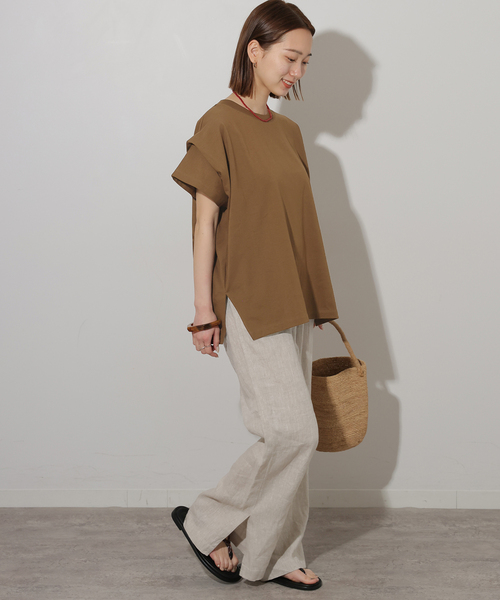 tシャツ 「追加 / 新色」ショルダータックルーズプルオーバー レディースの画像