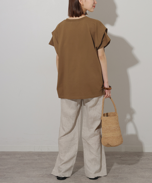 tシャツ 「追加 / 新色」ショルダータックルーズプルオーバー レディースの画像