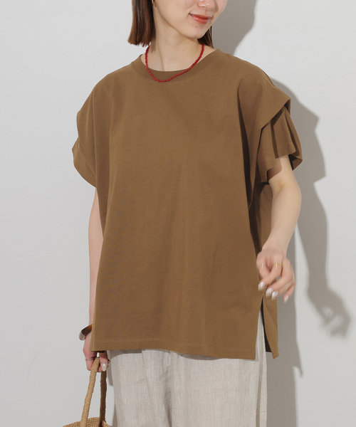 tシャツ 「追加 / 新色」ショルダータックルーズプルオーバー レディースの画像