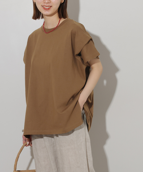 tシャツ 「追加 / 新色」ショルダータックルーズプルオーバー レディースの画像