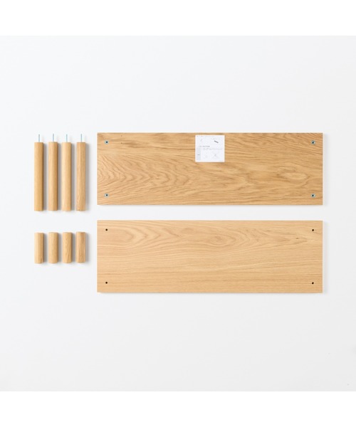 無印良品（MUJI） 家具 手軽に組み立てられる木製シェルフ 棚2段