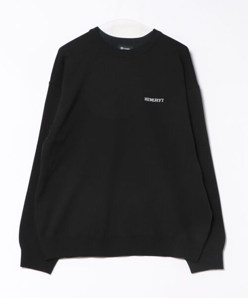 「Subciety」 長袖ニット MEDIUM ブラック メンズ_画像3