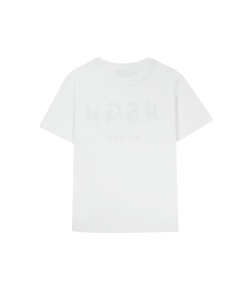 tシャツ 「NEW」MSGM KIDS ブラッシュロゴTシャツ キッズ 子供服 男の子 女の子の画像