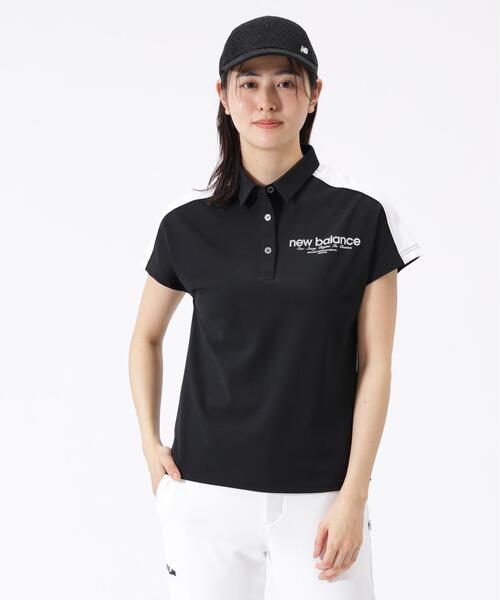 new balance golf シャツM-L相当 New Balance Golf（ニューバランスゴルフ） uvカット ブラウス シャツ