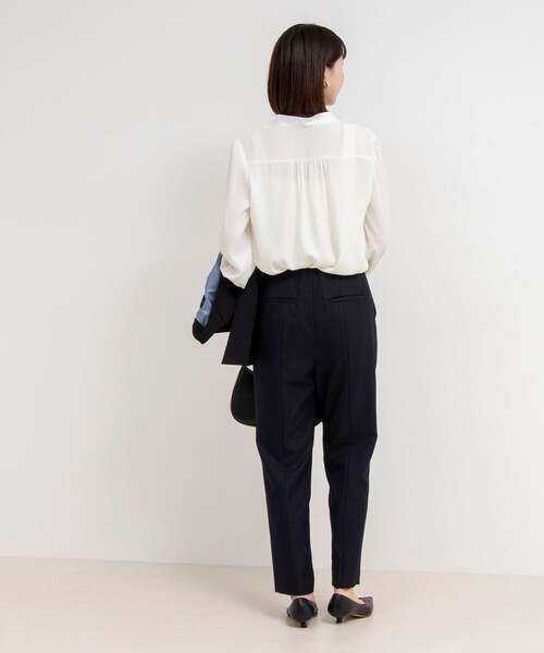 「NOLLEY'S Sophi」 長袖ブラウス 36 オフホワイト レディース_画像4