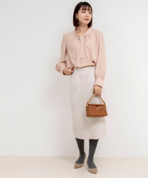 「NOLLEY'S Sophi」 長袖ブラウス 36 オフホワイト レディース_画像8