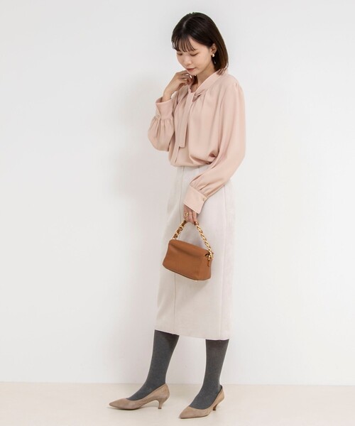 「NOLLEY'S Sophi」 長袖ブラウス 36 オフホワイト レディース_画像9