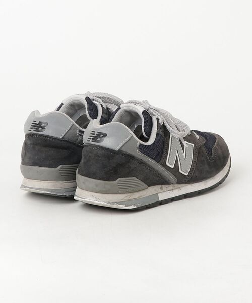 「New Balance」 ローカットスニーカー 23.5cm ネイビー レディース_画像2