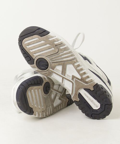 「New Balance」 ローカットスニーカー 24cm ホワイト レディース_画像3