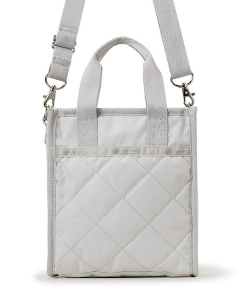 ショルダーバッグ バッグ MINI N/S TOTE W/ PEARLS ミストグレーパール レディースの画像