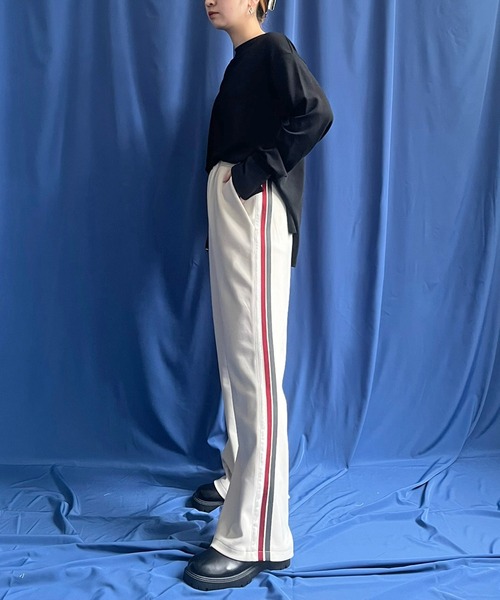 「LHELBIE」 パンツ M ライトグレー レディース_画像3