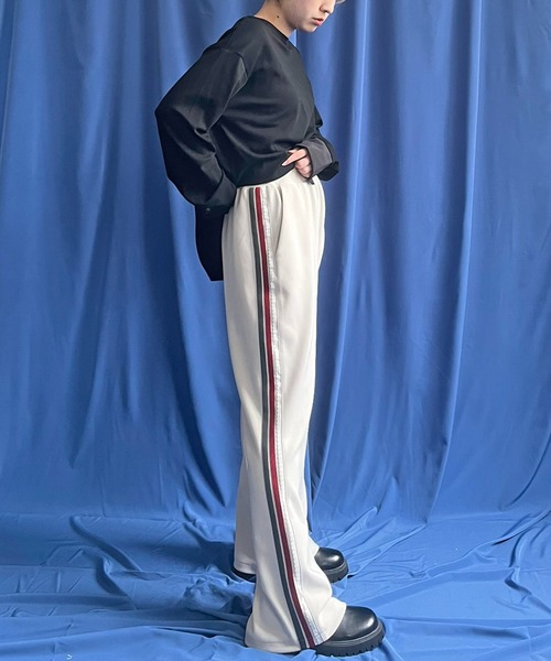 「LHELBIE」 パンツ M ライトグレー レディース_画像4