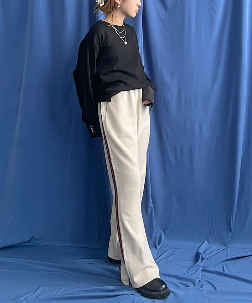 「LHELBIE」 パンツ M ライトグレー レディース_画像6