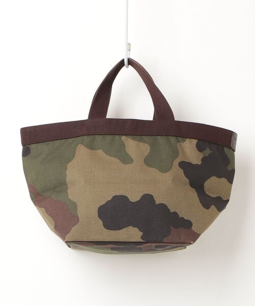 Herve Chapelier カモフラージュ柄 ハンドバッグ Herve Chapelier（エルベシャプリエ） カモフラージュハンドバッグ