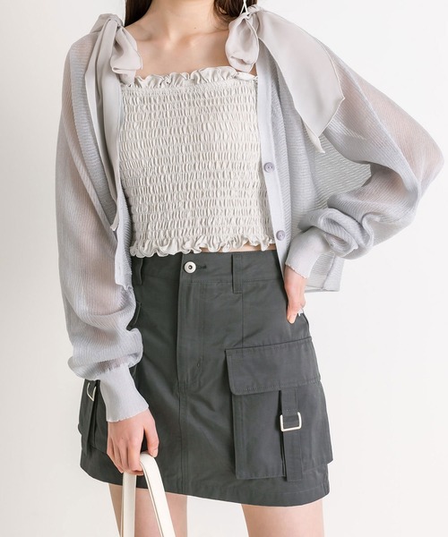 「OLIVE des OLIVE」 スカート FREE ブルー レディース_画像2