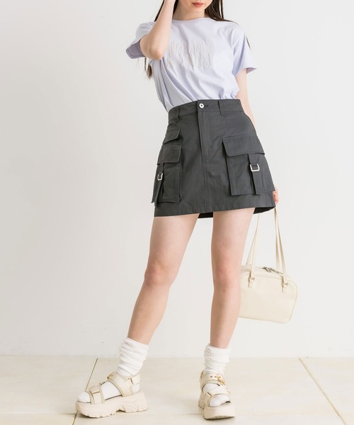 「OLIVE des OLIVE」 スカート FREE ブルー レディース_画像5