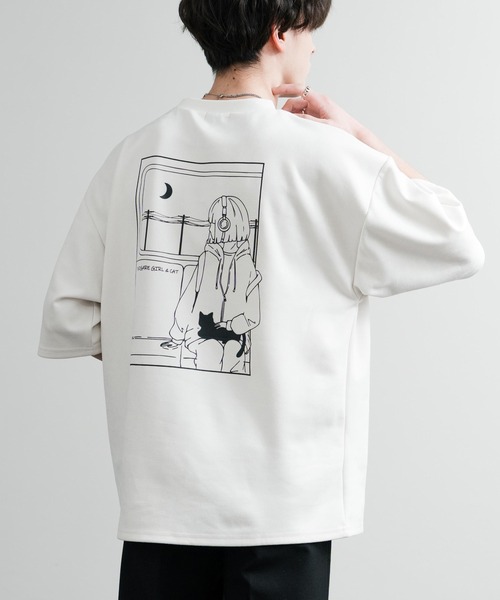 「Rocky Monroe」 「contribe」半袖Tシャツ M ホワイト メンズ_画像6