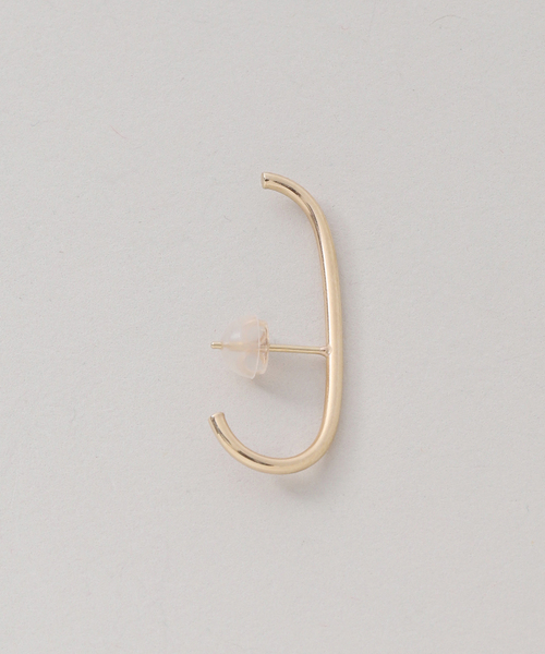 Lilas J型パイプピアス Lilas ピアス J型パイプピアスL K10（両耳） レディース : ZOZOTOWN
