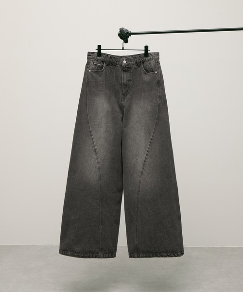「ENDER PRODUCTS」 デニムパンツ L グレー メンズ_画像9