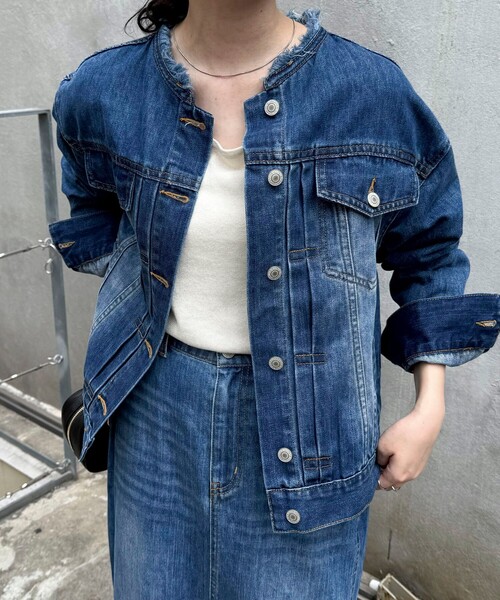 fredy emue（フレディエミュ） デニムジャケット 38 ブルー レディース 