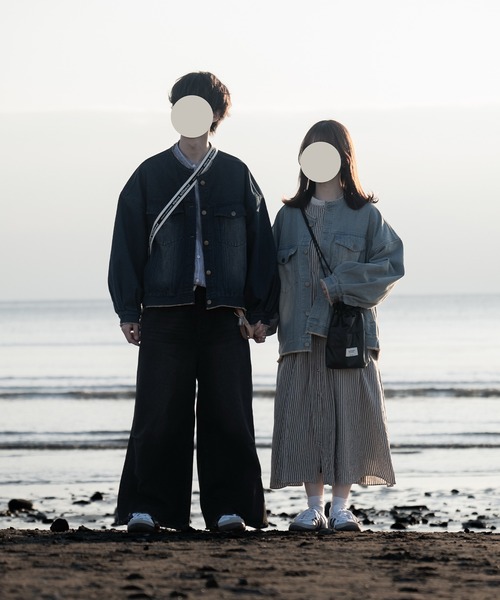 「RUUBON」 デニムジャケット S ブルー メンズ_画像4