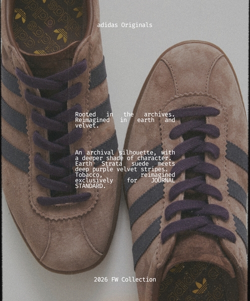 #JS別注 TOBACCO カーキ×ブラウン adidas（アディダス） スニーカー adidas originals / アディダス for
