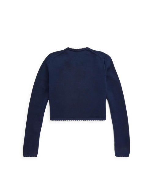 Polo Ralph Lauren Childrenswear カーディガン スカラップドトリム 