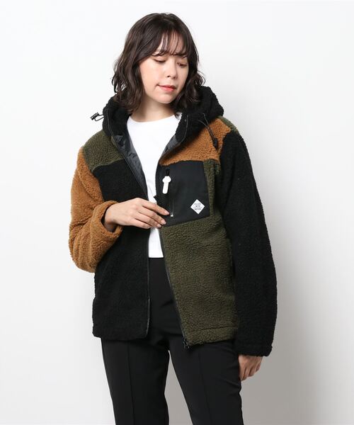 ブルゾン アウター BOA zip hoodie レディース メンズ : ZOZOTOWN