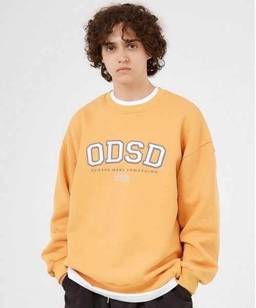 【Odd Studio】ODSD Applique Logo Sweatshirts 6色 ★正規品★ ODD STUDIO トレーナー スウェット STUDIO(オッドスタジオ