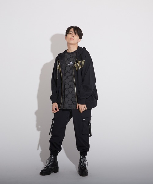 パーカー 【BOY LONDON】SHINING EAGLE ZIP PARKA BOY LONDON SHINING EAGLE ZIP