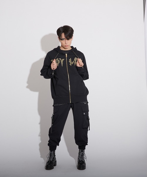 パーカー 【BOY LONDON】SHINING EAGLE ZIP PARKA BOY LONDON SHINING EAGLE ZIP