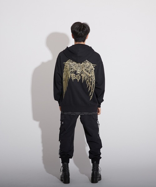 パーカー 【BOY LONDON】SHINING EAGLE ZIP PARKA BOY LONDON SHINING EAGLE ZIP