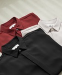 シャツ 綾トロミ オーバーサイズ比翼S/Sシャ...の詳細画像3