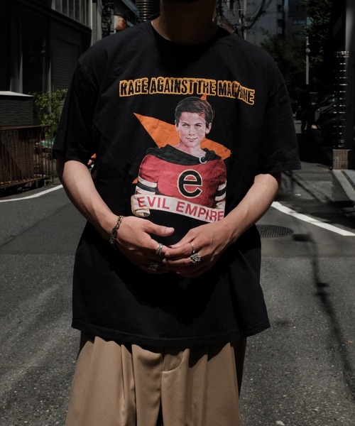 新品 #FR2 EMPIRE Tシャツ ブラック M 2AM tシャツ THRIFTY LOOK /スリフティールック ”RAGE AGAINST THE