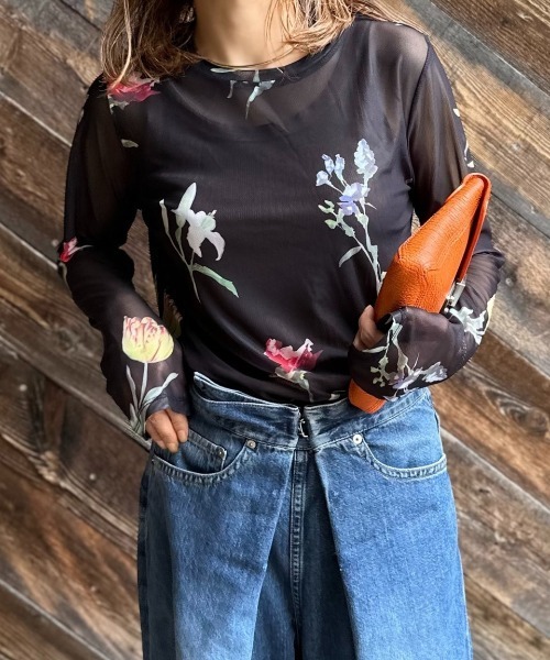 mi via loca tシャツ アソート アブストラクト・レオパード・花