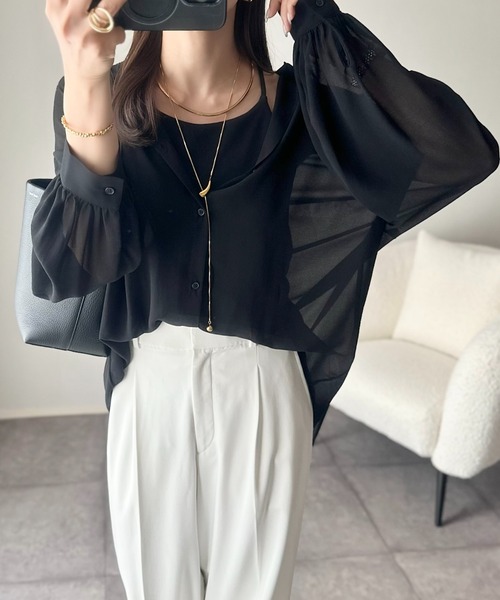 Ada. ブラウス シャツ 夏に大活躍！「冷房・ 紫外線・日焼け対策