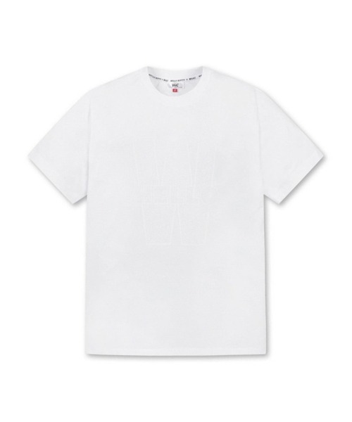 tシャツ WOMENS ハローキティコラボ ロゴプリント Tシャツ