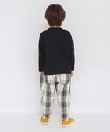 パンツ 「ガーデナー」チェック柄テーパードパン...の詳細画像4