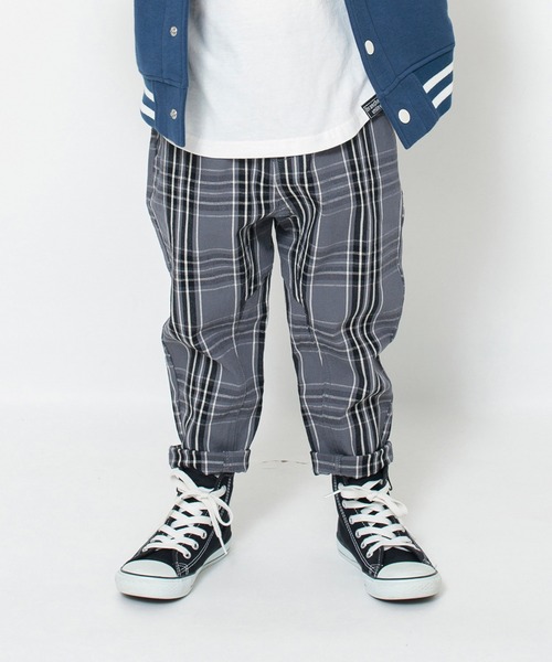 branshes（ブランシェス） パンツ 「ガーデナー」チェック柄テーパード