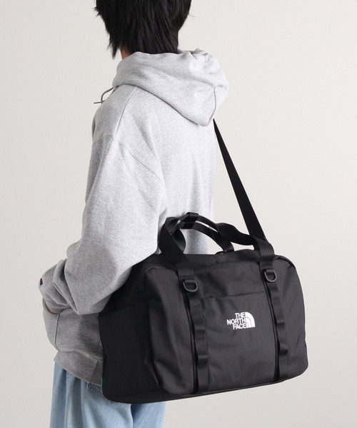 韓国 ノースフェイス ビックショットカーゴバッグ ボストン バッグ ブラック THE NORTH FACE ボストンバッグ 「THE FACE/ザノースフェイス