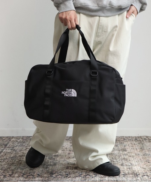 韓国 ノースフェイス ビックショットカーゴバッグ ボストン バッグ ブラック THE NORTH FACE ボストンバッグ 「THE FACE/ザノースフェイス