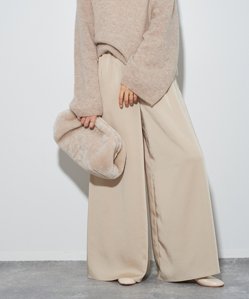 プラージュ　パンツ　ワイド 楽天市場】Plage プラージュ パンツ ワイドパンツ チノパン 23秋冬